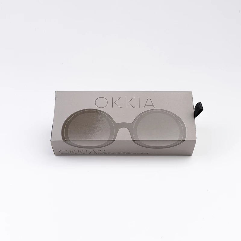 Monica Round Sunglasses - Black