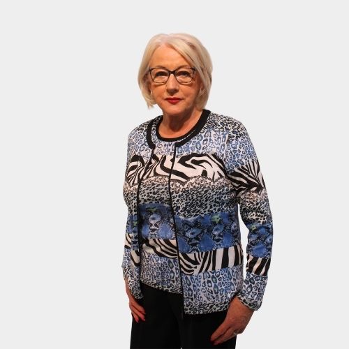 Print Twinset - Blue