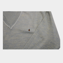 Plain V Neck Jumper - Meadow