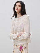 Open Knit Jumper - Cream