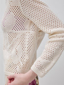 Open Knit Jumper - Cream