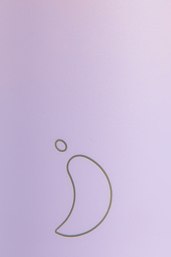 Water Bottle 500ml - Gradient Lavender Fog