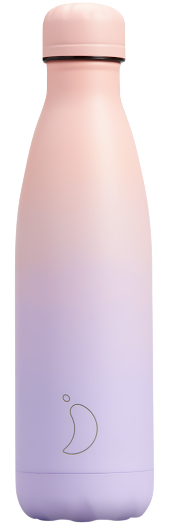 Water Bottle 500ml - Gradient Lavender Fog