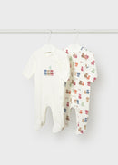 2 Pack Long Onesie - Ceramic Pottery