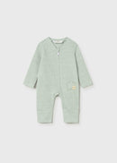 Striped Romper - Seaweed