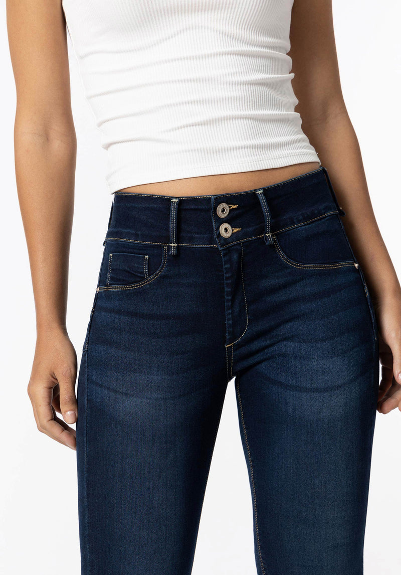 One Size Double Up Jean - Dark Blue
