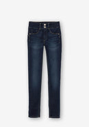 One Size Double Up Jean - Dark Blue
