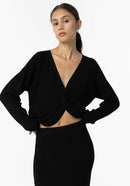 Magnolia Round Neck Jumper - Black