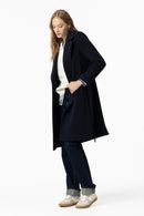 Compi Long Jacket - Dark Navy