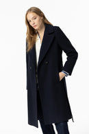Compi Long Jacket - Dark Navy
