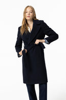 Compi Long Jacket - Dark Navy