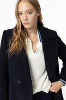 Compi Long Jacket - Dark Navy