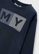Long Sleeve Basic T-shirt - Navy