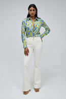 Long Sleeve Shirt - Blue Print