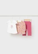 Jacket, T-Shirt & Leggings Set - Poppy