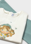 3-piece Cardigan & Leggings Set - Mint