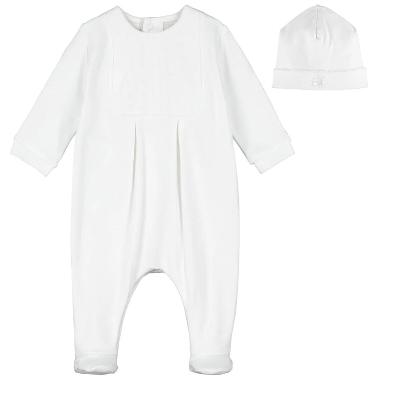 All In One Yoke & Hat - White