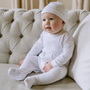 All In One Yoke & Hat - White