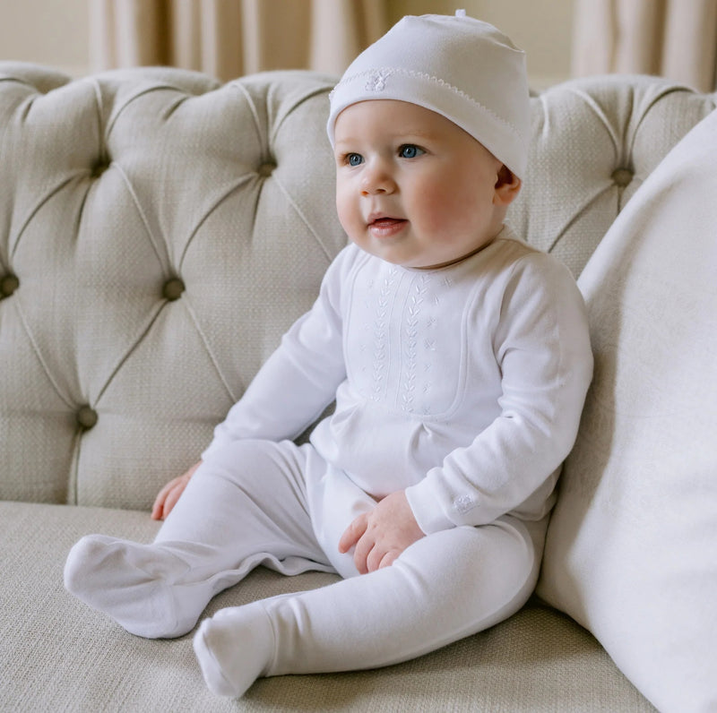 All In One Yoke & Hat - White