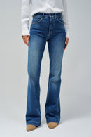 Faith Flare - Mid Wash