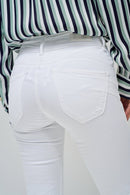 Push In Secret Slim Jeans - White
