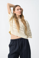 Benny7 Open Knit Jumper - Birch