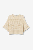 Benny7 Open Knit Jumper - Birch