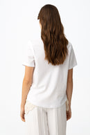 Angel Placement Print T-Shirt - White