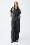 Opera1B Print Trouser - Lyons Blue