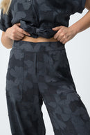 Opera1B Print Trouser - Lyons Blue