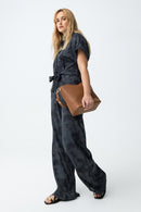 Opera1B Print Trouser - Lyons Blue