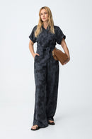 Opera1B Print Trouser - Lyons Blue