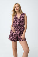 Kim1C Print Sleeveless Jumper - Fig