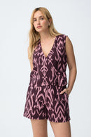 Kim1B Print Shorts - Fig