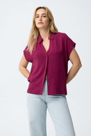 Berto1 Short Sleeve Shirt - Fuchsia Red