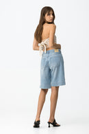 Doja4 Denim Shorts - Blue