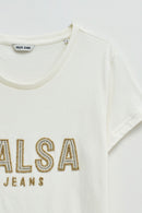 Front Logo T-Shirt - Light Pearl