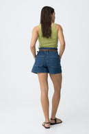 Dinah1 Denim Short - Blue