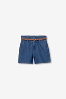 Dinah1 Denim Short - Blue