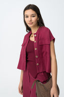 Cookie1C Button Shirt - Fuchsia Red