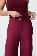 Cookie 1B Trouser - Fuchsia Red