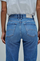 True Cropped Slim Jean - Blue