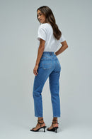True Cropped Slim Jean - Blue