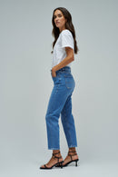 True Cropped Slim Jean - Blue