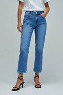 True Cropped Slim Jean - Blue