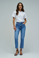 True Cropped Slim Jean - Blue