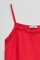Spaghetti Vest - Red