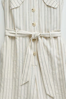 Sleeveless Jumpsuit - Beige