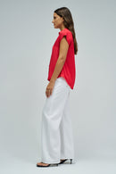 Sleeveless Shirt - Red