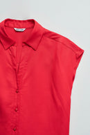 Sleeveless Shirt - Red